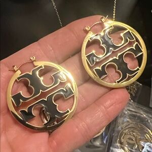 Gold and Black Designer Earrings